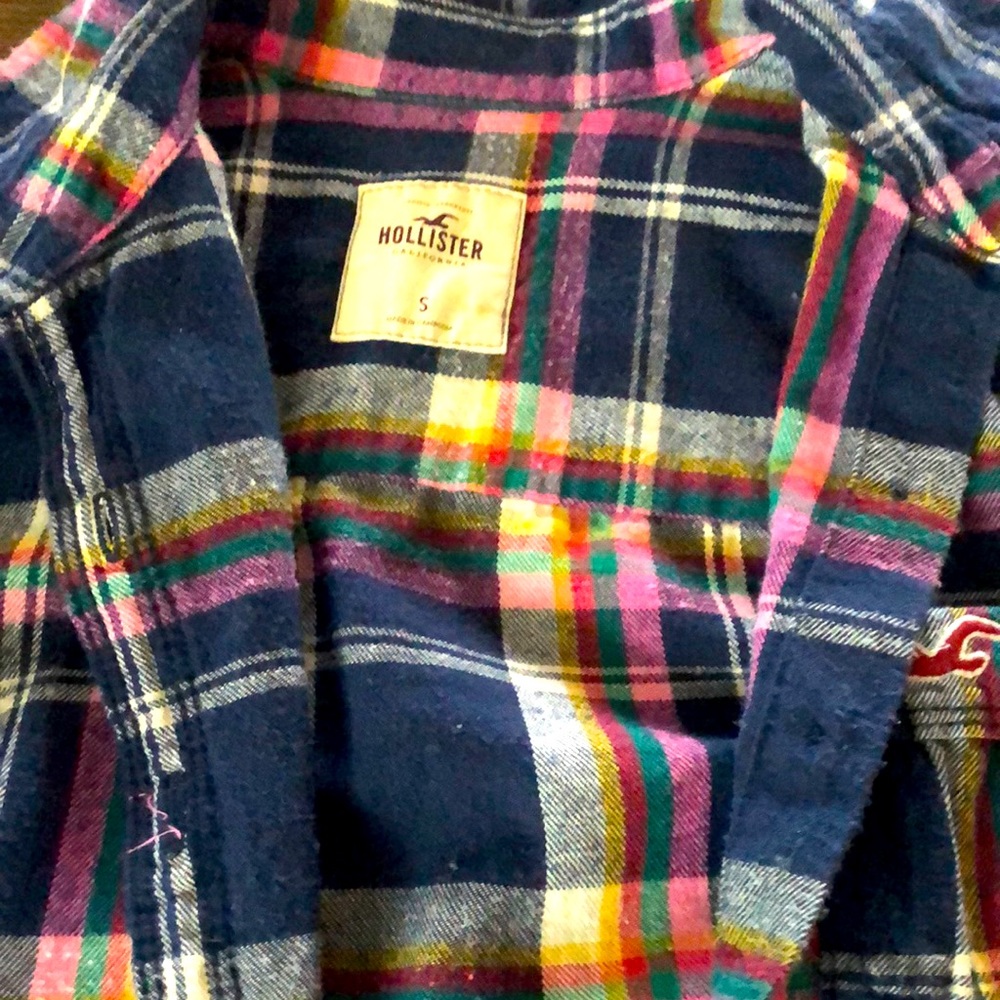 Button up plaid shirt